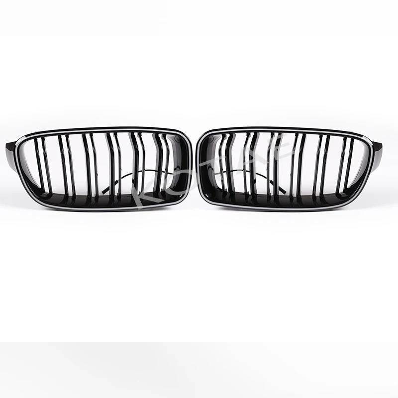 Front Kidney Grills Grille Racing  Bumper Auto Accessories For BMW 3 Series F30 F31 F35 13-19 Double Slat