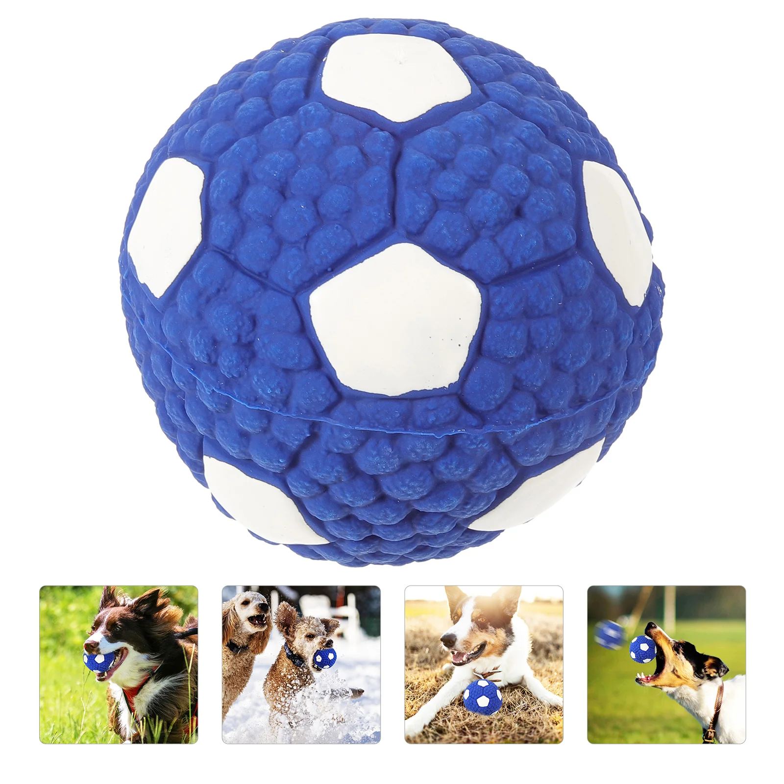 

Dog Toy Ball Interactive Pet Toys Teething for Puppies Small Squeaky Dogs Balls Chew Puppy