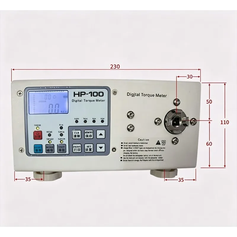 Digital Torque Meter High Precision Electric Screwdriver Wrench Switching Torque Tester HP-10/20/50/100/250 Torque Meter Tester