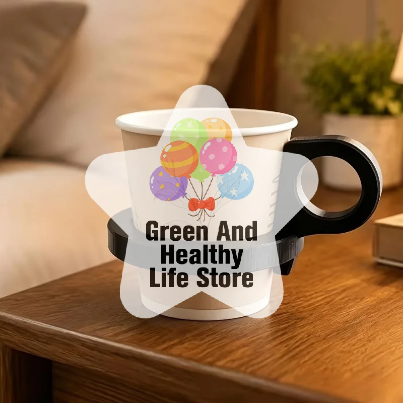 Portable Foldable Cup Sleeve, Dual Purpose Cup Coaster & Handheld Cup Holder, Drink Carrier For Disposable Cups Ceramic Cups