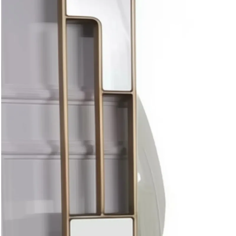 61CM Wholesale Dropshipping Products Design Mirrored Design Metal Home Wall House Decor Art Living Room Decoration Hanging