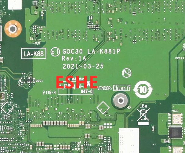 LA-K881P لينوفو IdeaCentre 3-24ITL6 3-27ITL6 3-22ITL6 3-21ITL7 اللوحة الأم للكمبيوتر المحمول V30a-24ITL V30a-22ITL اللوحة الرئيسية سطح المكتب