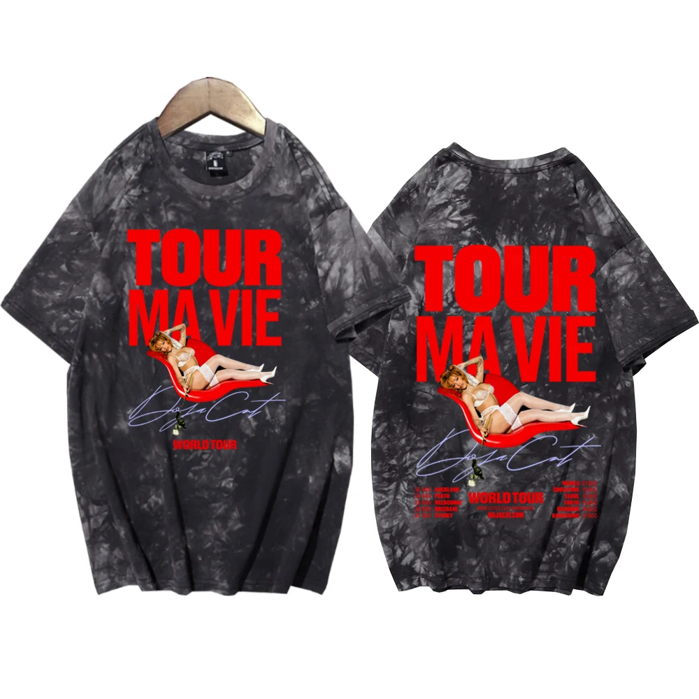 

Doja Cat 2025 Tour Tie Dye Shirt Man Woman Crewneck Short Sleeve T-shirt Fan Gift