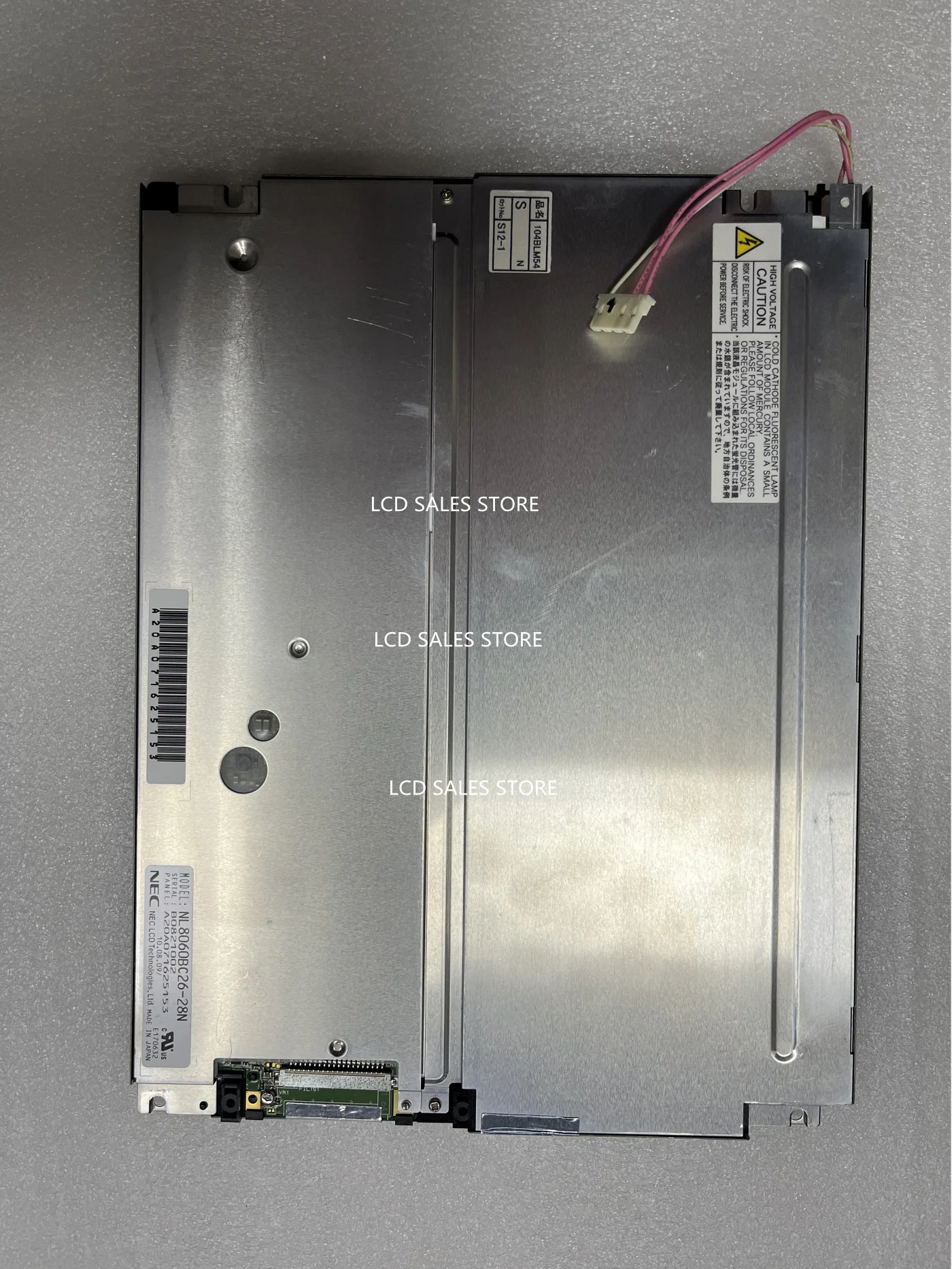 

LCD DISPLAY PANEL NL8060BC26-28N TESTED OK