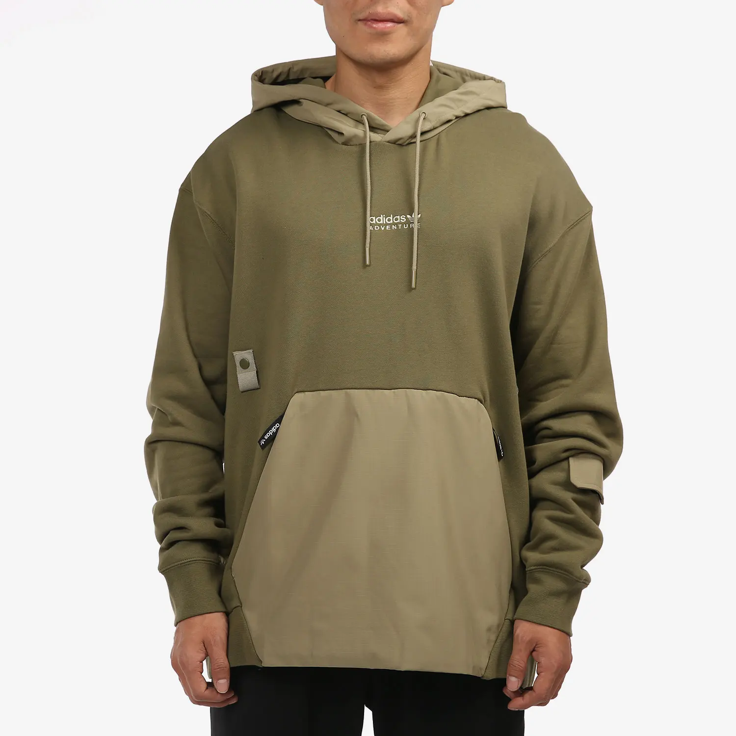 

Adidas Originals Мужская вязаная свободная спортивная толстовка с капюшоном HC0363