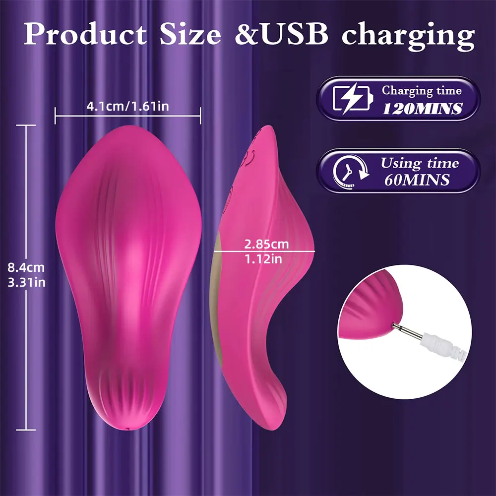 APP Wearable Vibrator for Women Bluetooth Control Egg Clit Stimulator Magnetic Wear Vibrating Female Masturbator Sex Toys Adults