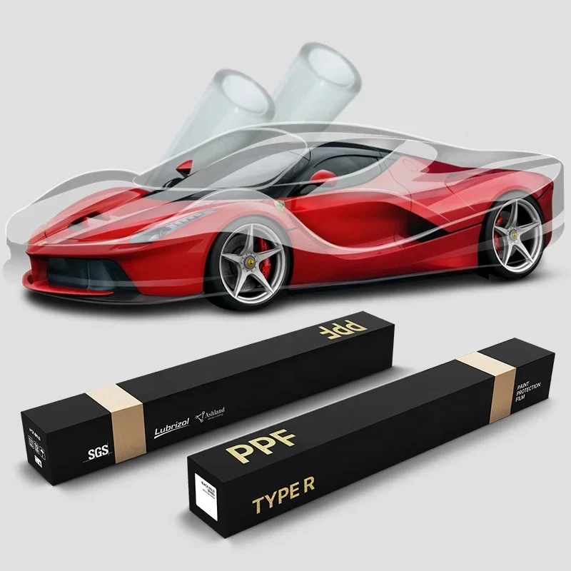 

Настраиваемая прозрачная глянцевая 7,5 мил серии R самовосстанавливающаяся защитная пленка для автомобильной краски из ТПУ PPF