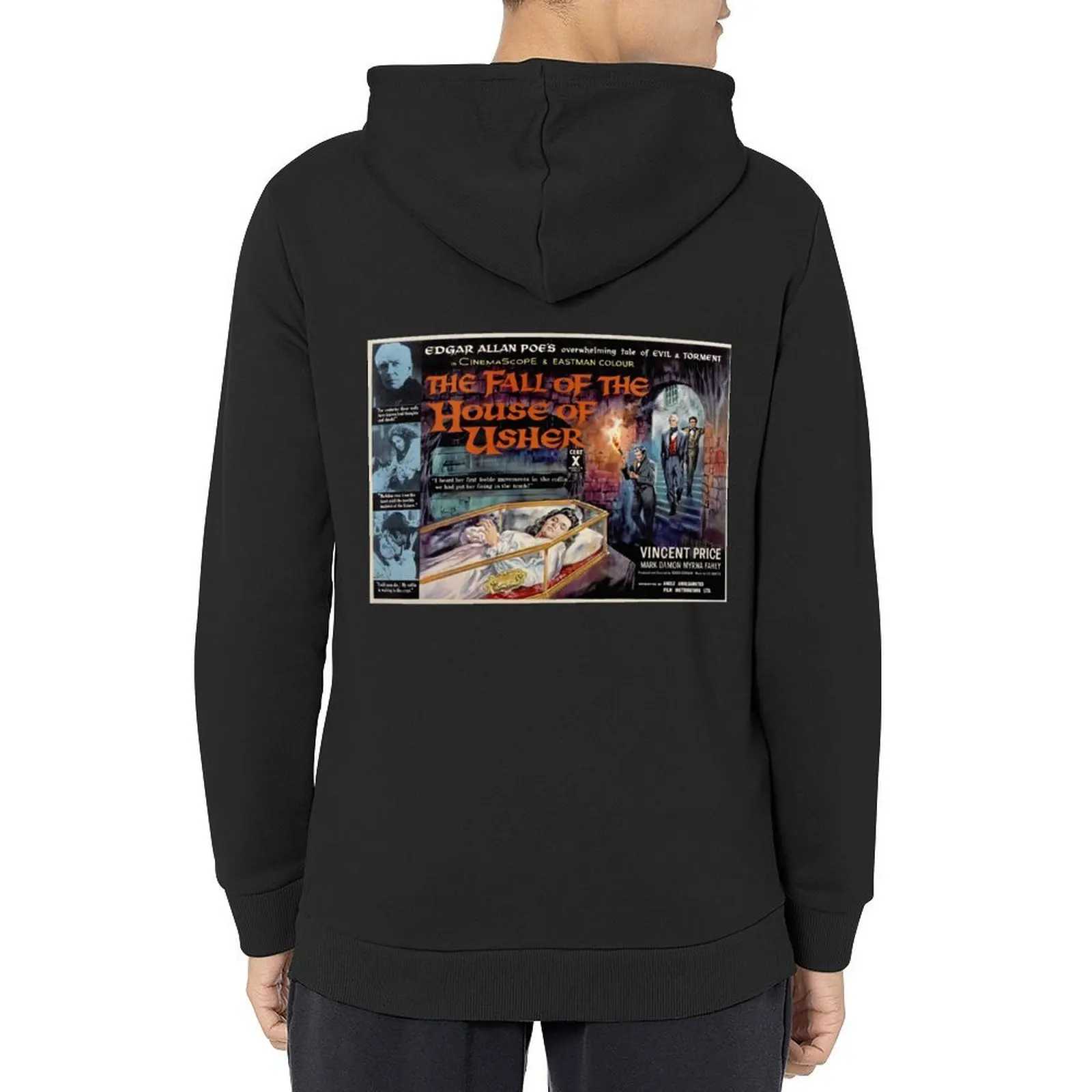 

House of Usher Roger Corman Hoodie autumn new products mens clothes autumn jacket men man hoodie