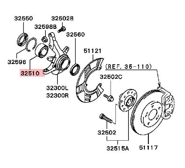 PAJERO IO BEARING,FRONT WHEEL HUB MR519097 MB808442 MR449797 3885A003 74X36-40 ANGULAR CONTACT BALL Dac40740036 40*74*36