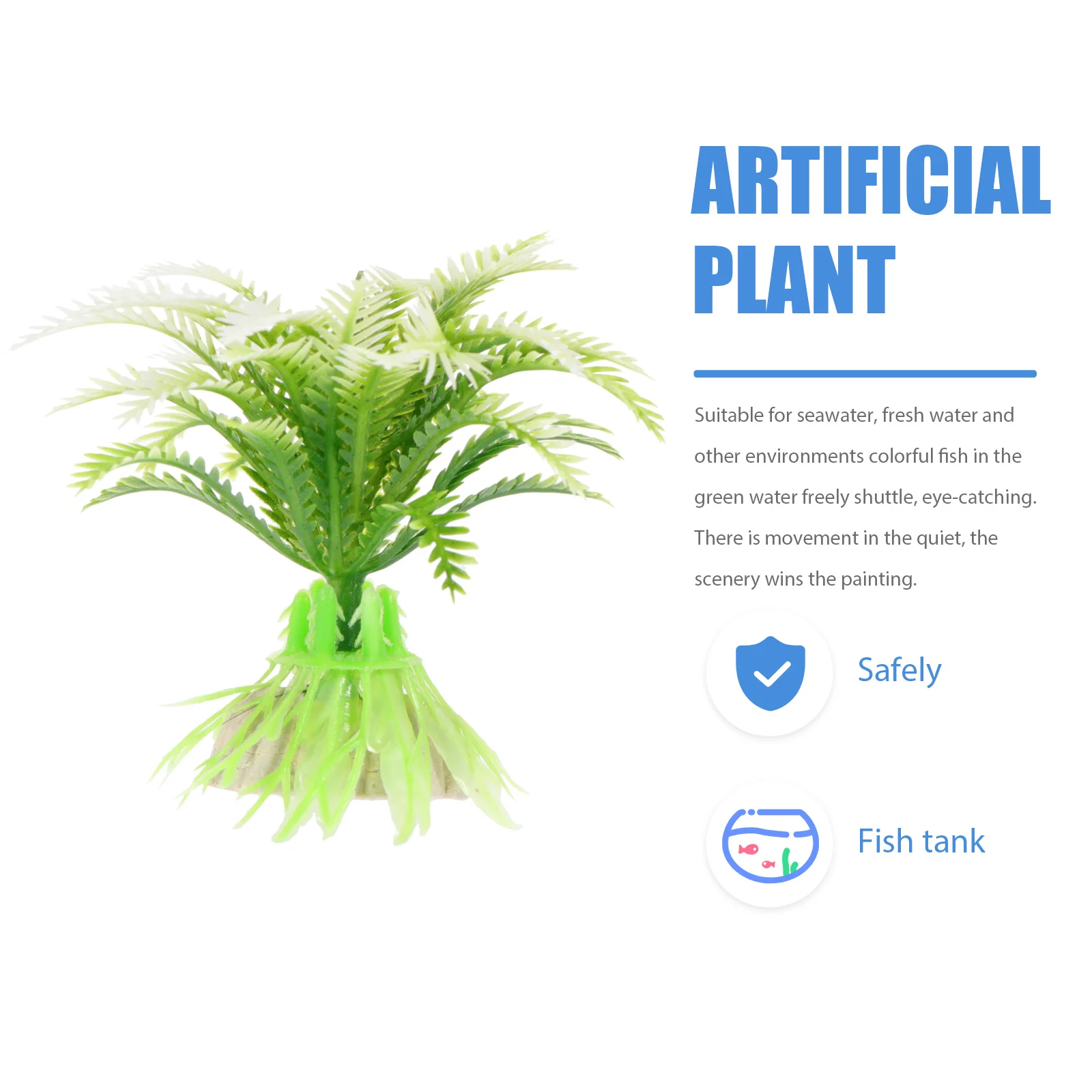 

8Pcs Simulation High-Class Material Fish Tank Accessories Aquarium Adorn Natural Atmosphere Hideout Decor