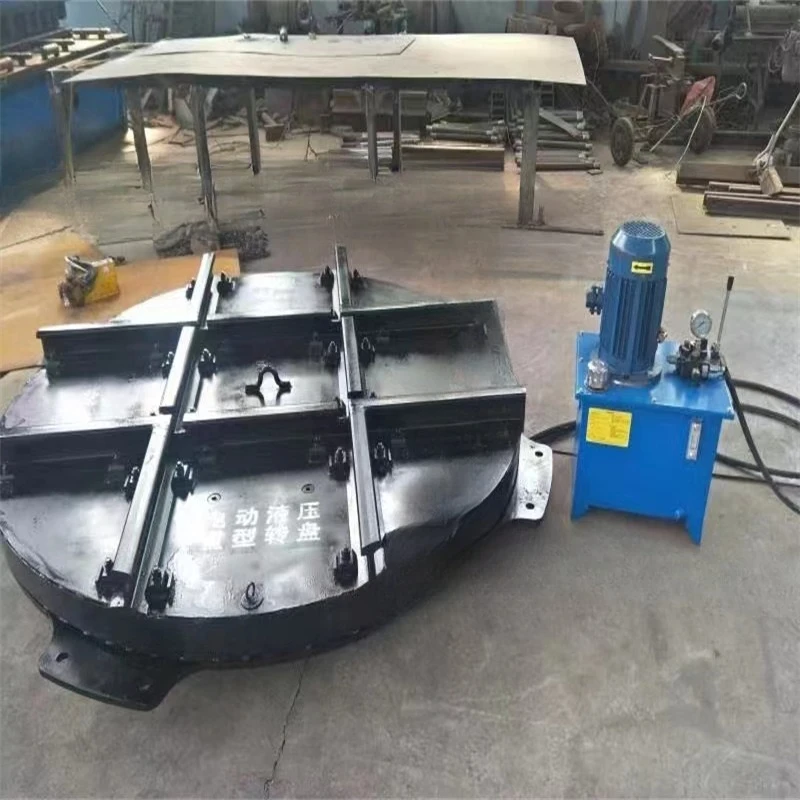 

Hydraulic drive track turntable, coal mine underground track construction equipment