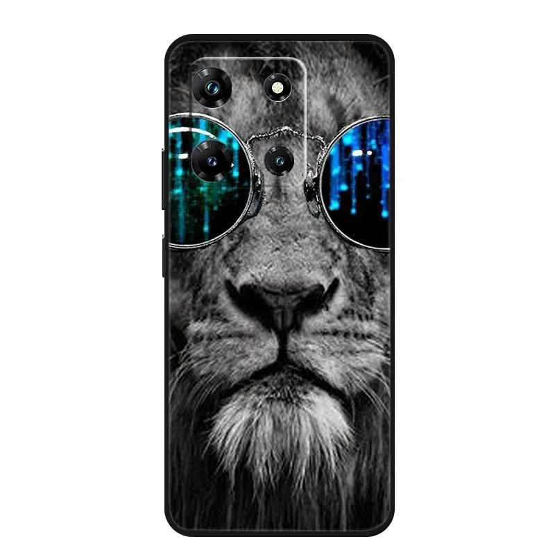 Per Infinix Note 30 5G Custodia per telefono Leone Lupo Tigre Custodia morbida in silicone nero per Infinix Note 30 30i Custodia Note30i