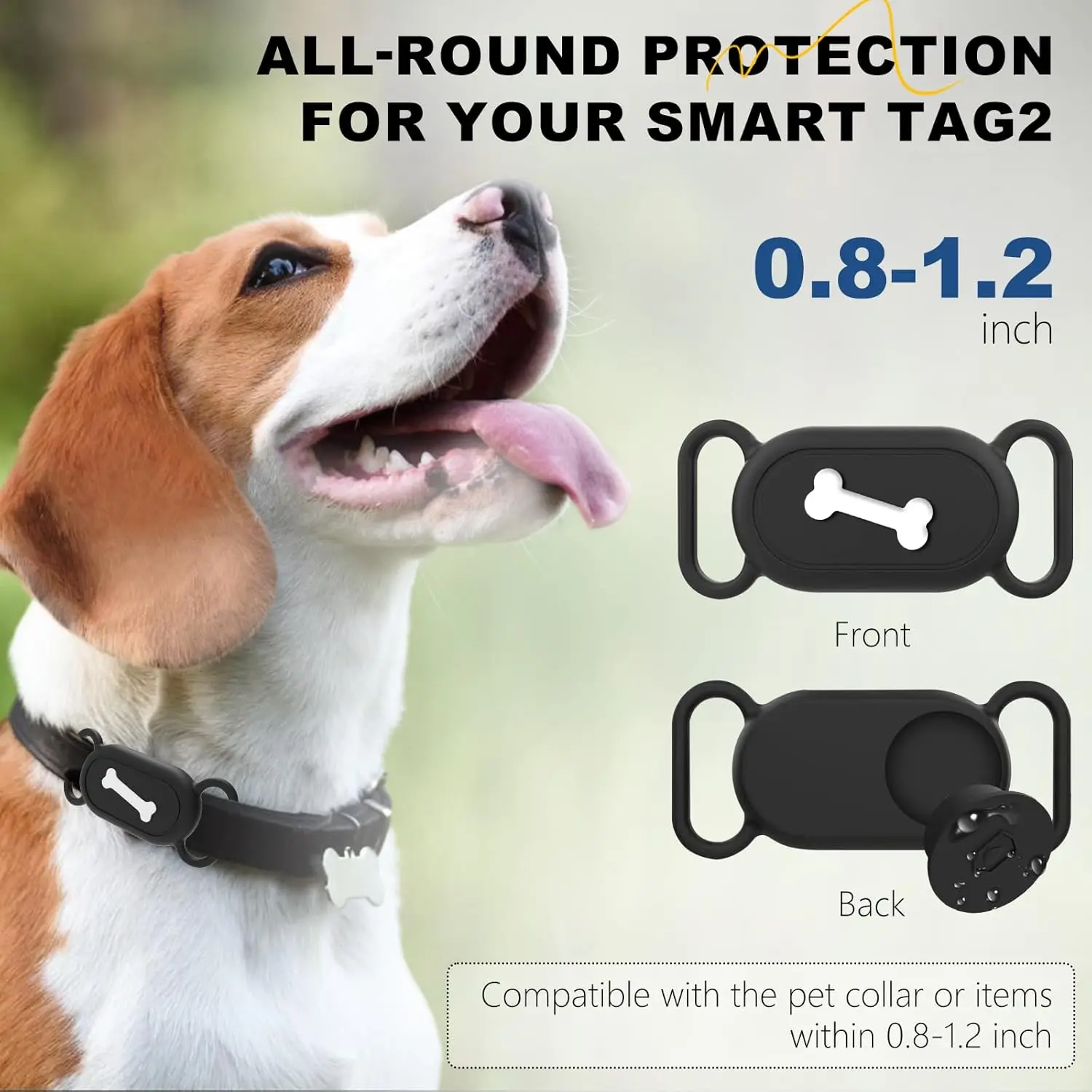 ギャラクシー Smarttag 2 シリコン保護ケース防水ペット首輪ホルダー抗紛失トラッカーカバー Smarttag2 アクセサリー