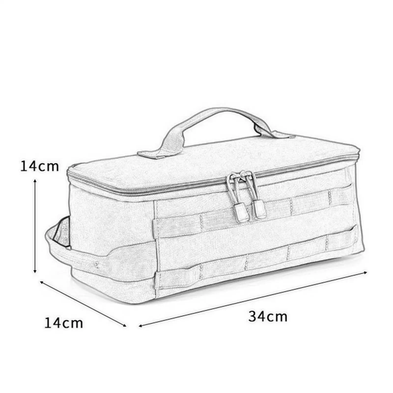 Tool Bag Attachments Cooking Utensils Organizer Wide Mouth Tool Bag