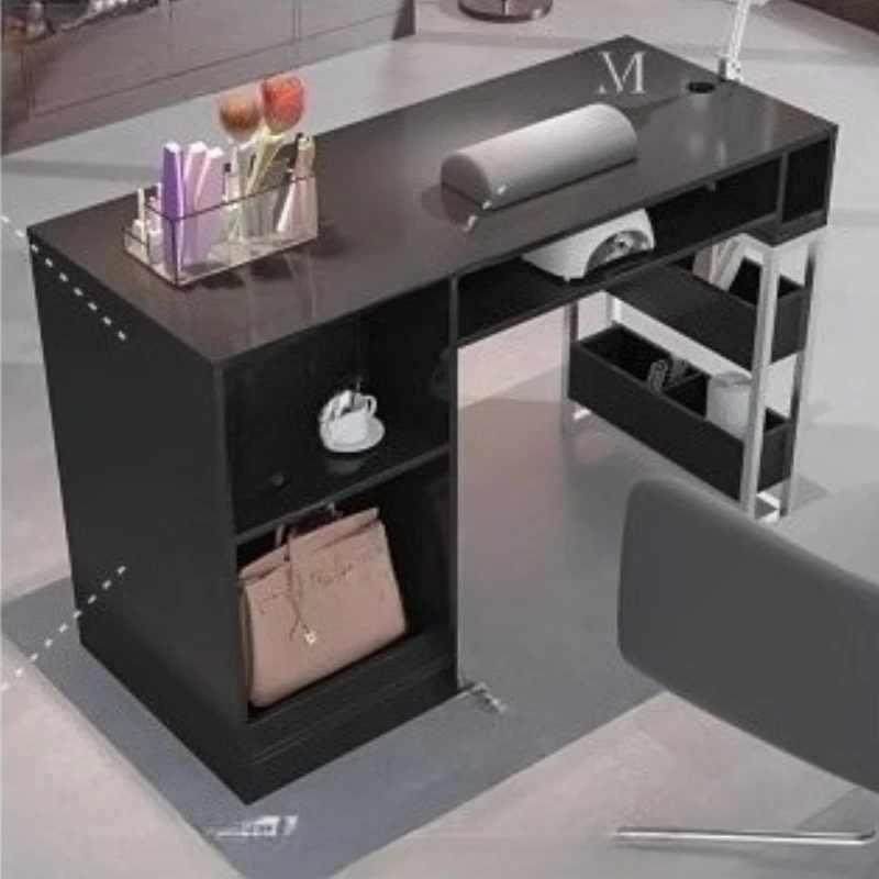 

Modern Professional Nail Table Portable Beauty Salon Equipment Nail Desk Manicure Tables Meuble Onglerie Salon Furniture