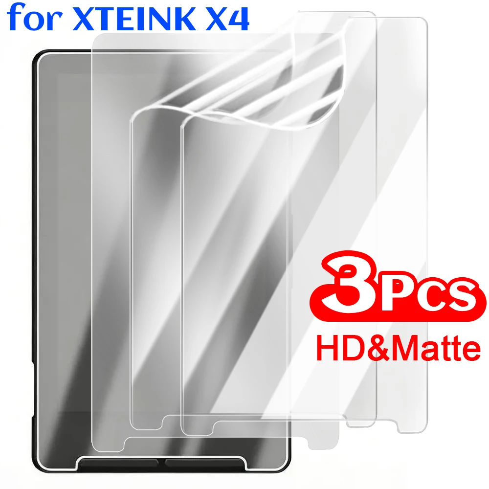 

Matte&HD Clear Screen Protector for XTEINK X4 E-reader 4.3" XTEINKX4 Anti-glare Anti-Scratch Soft PET Full Cover Film Not Glass