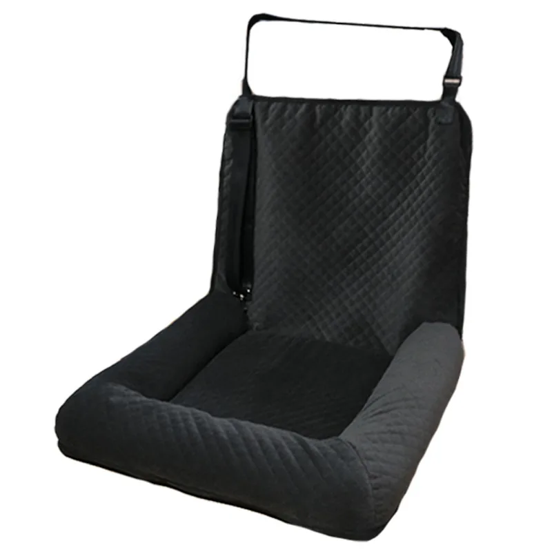 

3-In-1 Convertible Dog Car Seat - Bag + Travel Bed + Safety Restraint with Clip