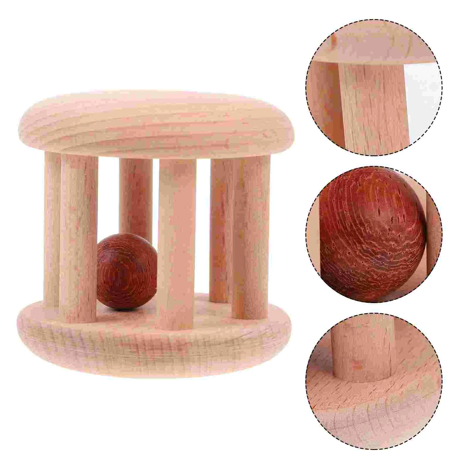 The Bell-campana de madera para niños, juguete educativo de madera para edades tempranas, juguetes para niños