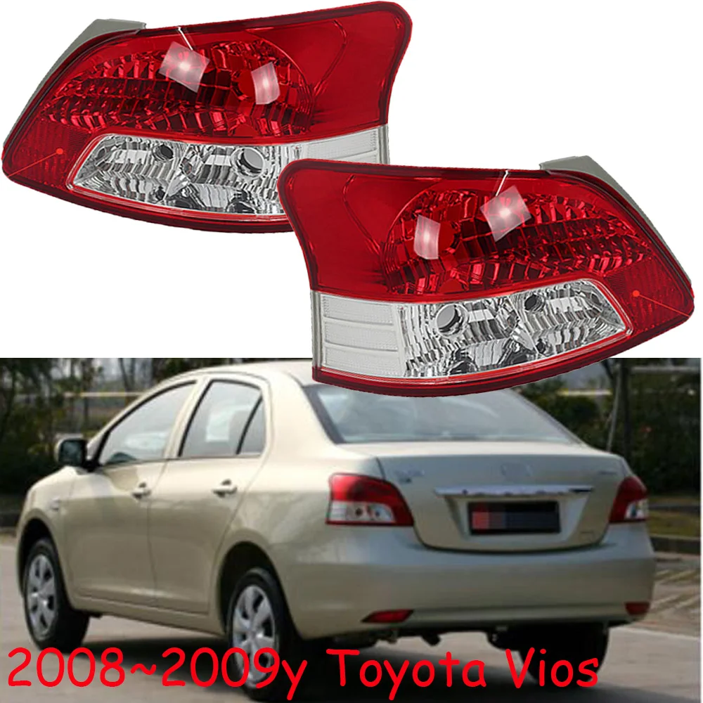 

1pcs car bumper tail light for Toyota Vios taillight Taillamp no bulb 2008~2009y car accessories for Toyota vios fog lamp