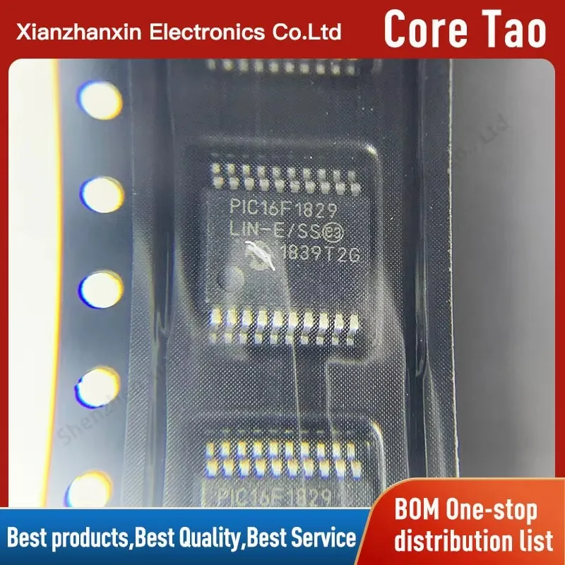 5PCS/LOT PIC16F1829LIN-E/SS PIC16F1829LIN PIC16F1829 SSOP20 Microcontroller chip