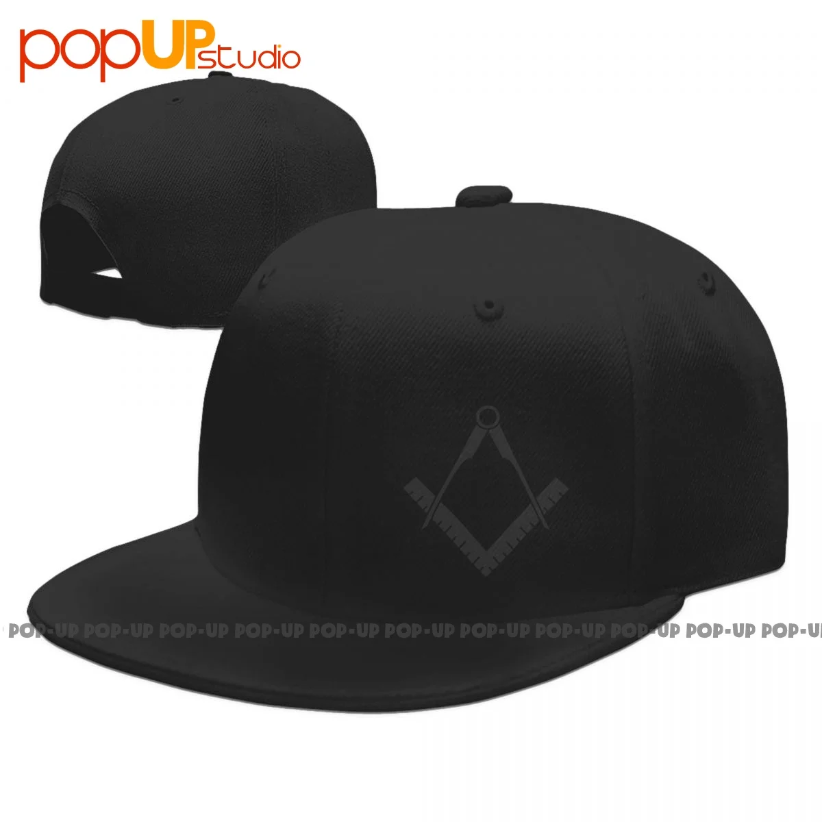 Masonic Freemasonry Square Compass Symbol Lodge Rite Freemason Snapback Cap Baseball Caps