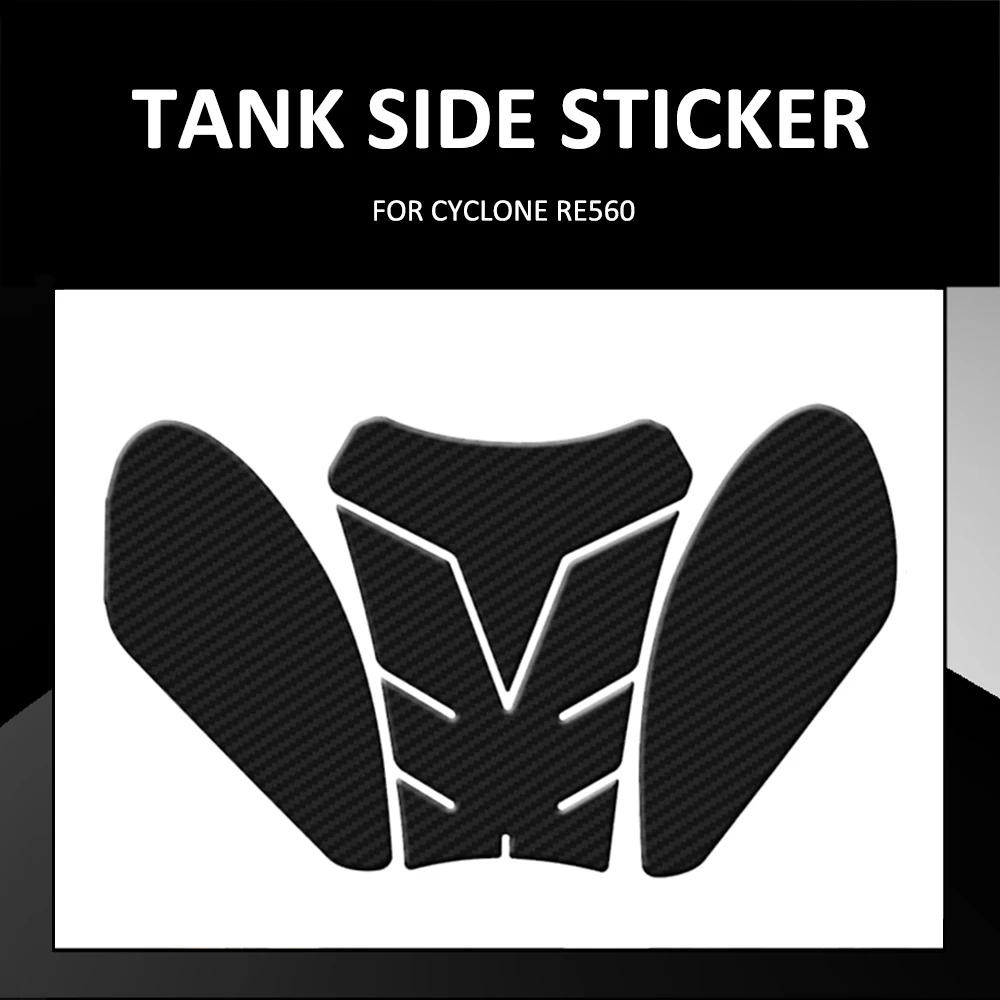 

NEW For Cyclone RE560 RE 560 Motorcycle Anti Slip Fuel Oil Tank Pad Side Knee Grip Decal Protector Sticker Pads