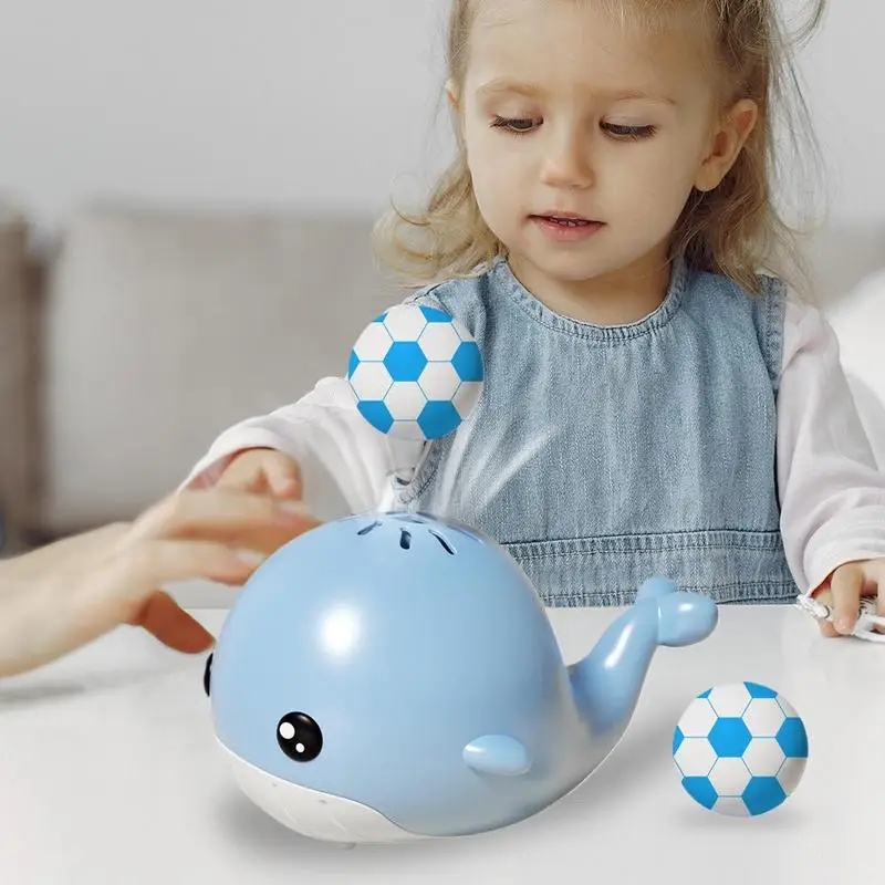 Blowing Ball Toys USB Charging Whale Ball Toy Ball Blower Toddler Toy Balls Balancing Game Cute Balance Blowing Toys For Kids Bo