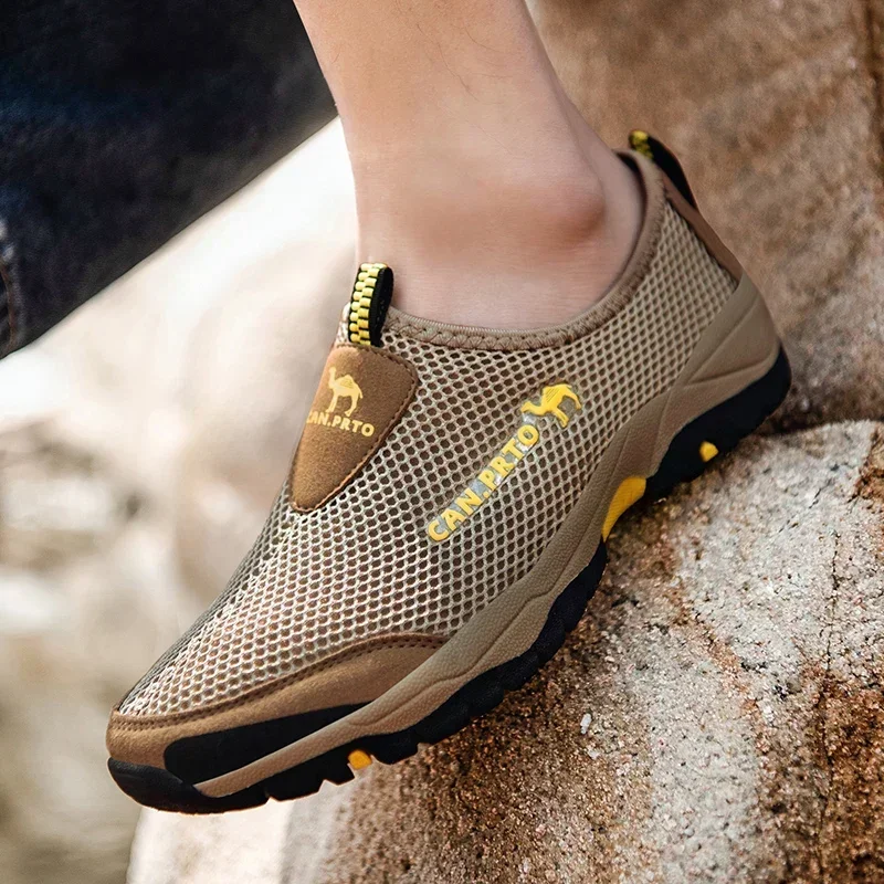 

Men Casual Shoes Breathable Sneakers Mens Lightweight Walking Running Shoes Slip on Loafers for Couple Zapatillas Hombre Size 46