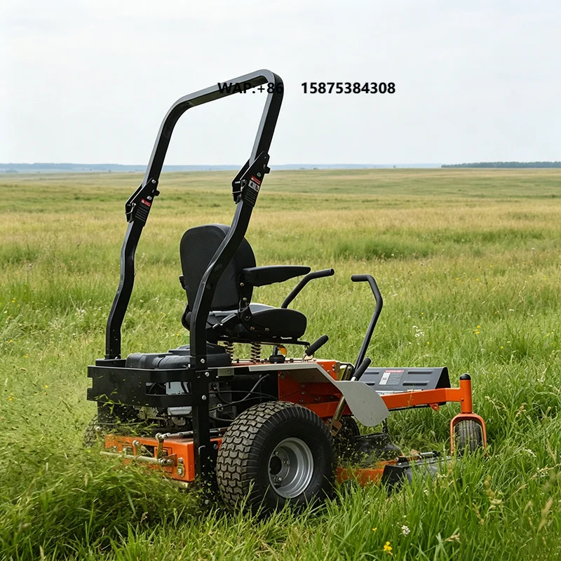 Ride on Lawn Mower Mini Tractor Lawn Mower Remote Control Ride on Lawn Mower 500m Distance Park Green Maintenance
