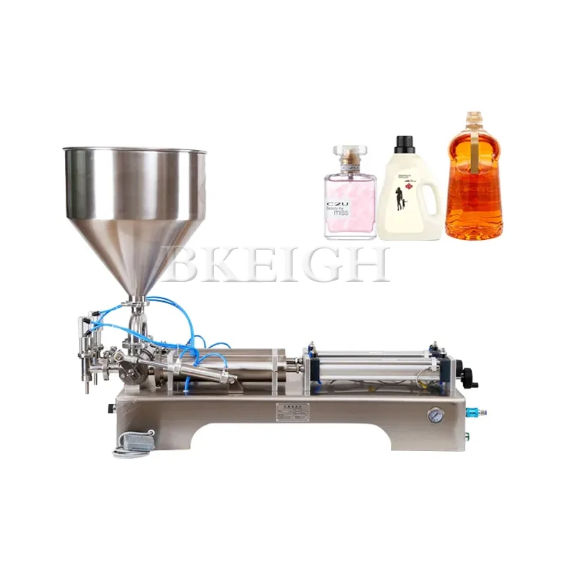 Small Horizontal Automatic Concentrated Slurry Filling Machine, Milk And Cola Liquid Filling Machine