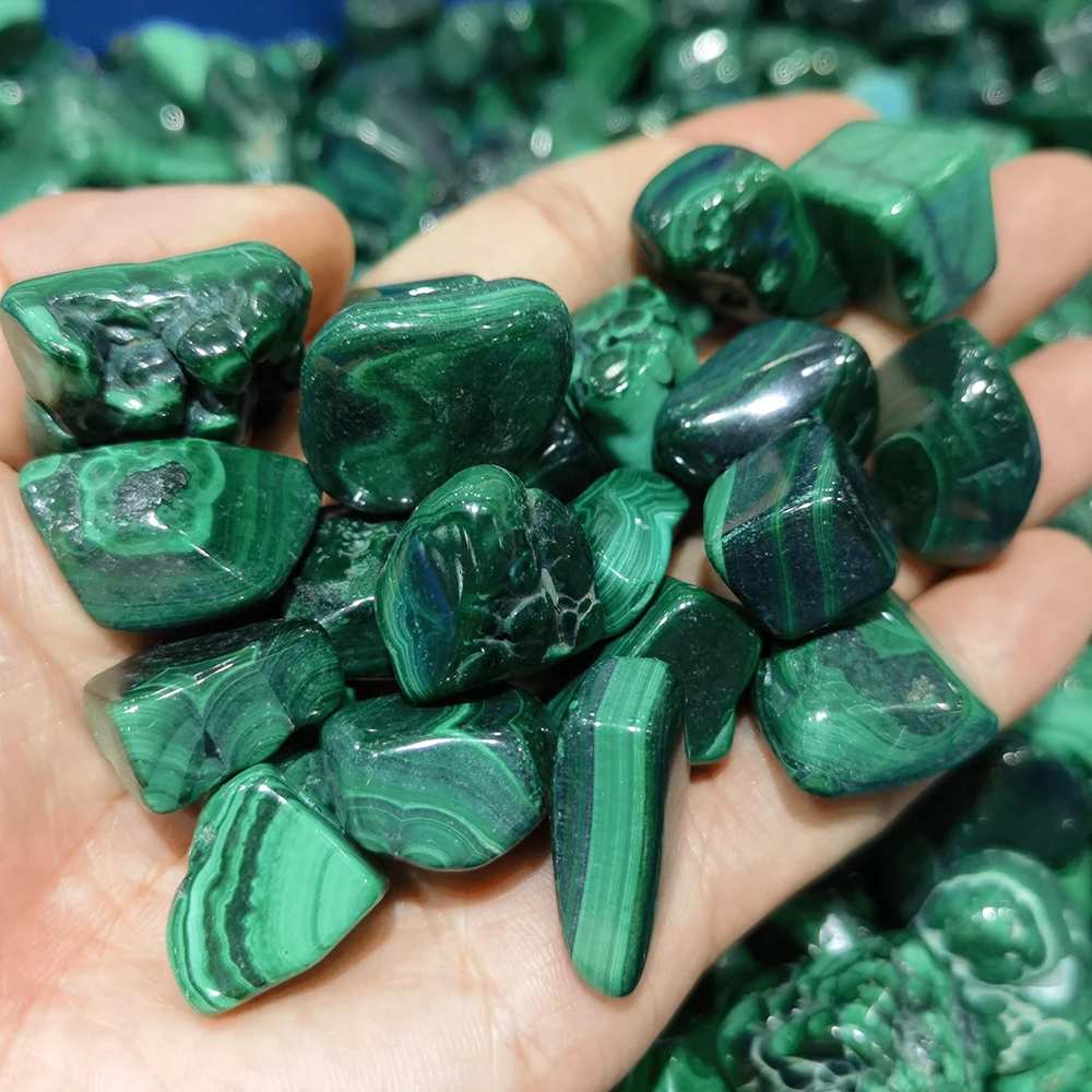 

100% Natural Malachite Turquoise Quartz Tumbled Stones Lots Wholesale Bulk Reiki Polished Healing Reiki Crystals Aquarium Decor