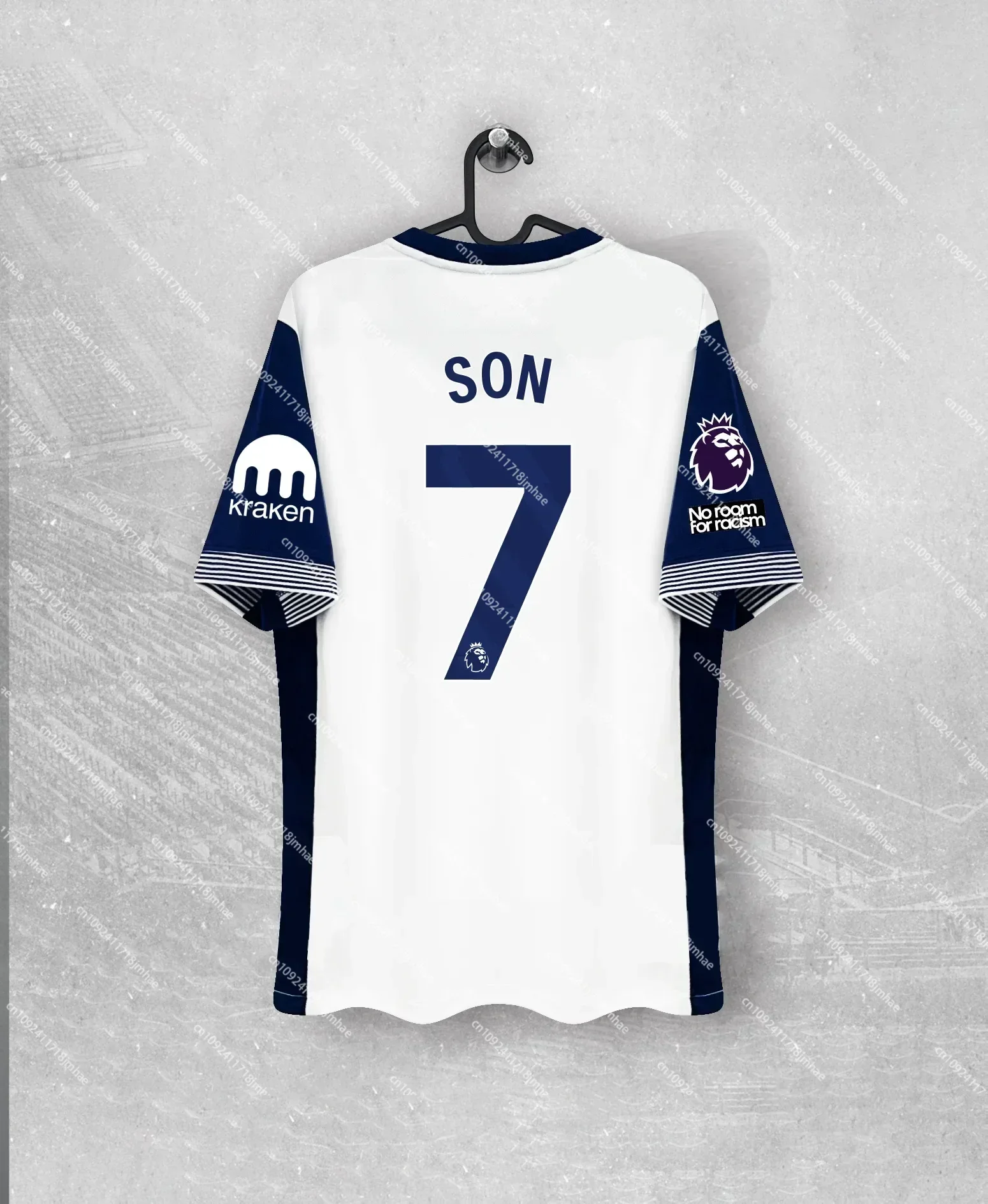 Tottenham Jersey Home Fan Version Player Version Football Jersey Sun Xingmin Van Der Ven Madison Romero Bentanku 3D Printing