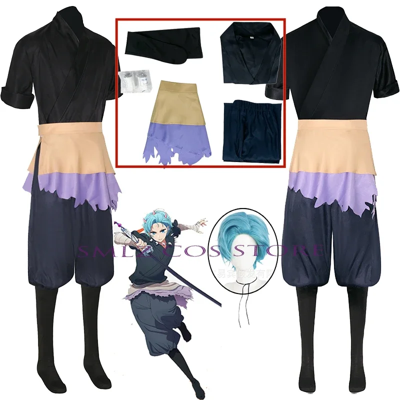 

Anime Oshi No Ko Costume New Hoshino Aqua Cosplay Akuamarin Stage Uniform Wig Suit Ai Hoshino Outfit for Woman clothing