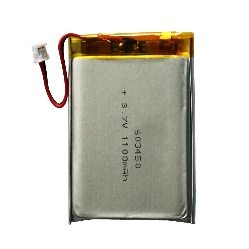 

2/5/10/20Pcs 3.7V 1200mAh 603450 Lithium Polymer Ion Battery 2.0mm JST Connector