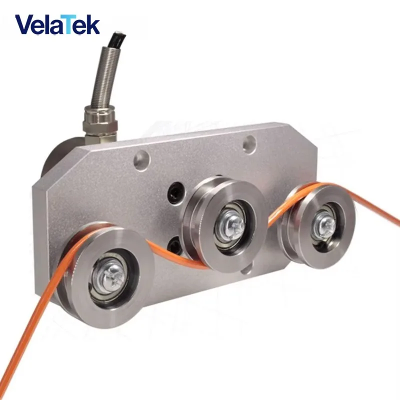 Three Pulley Tension Sensor DYZL-107, 2-100KG Range, Alloy Steel for Yarn Metal Wire Steel Rope Film Measurement