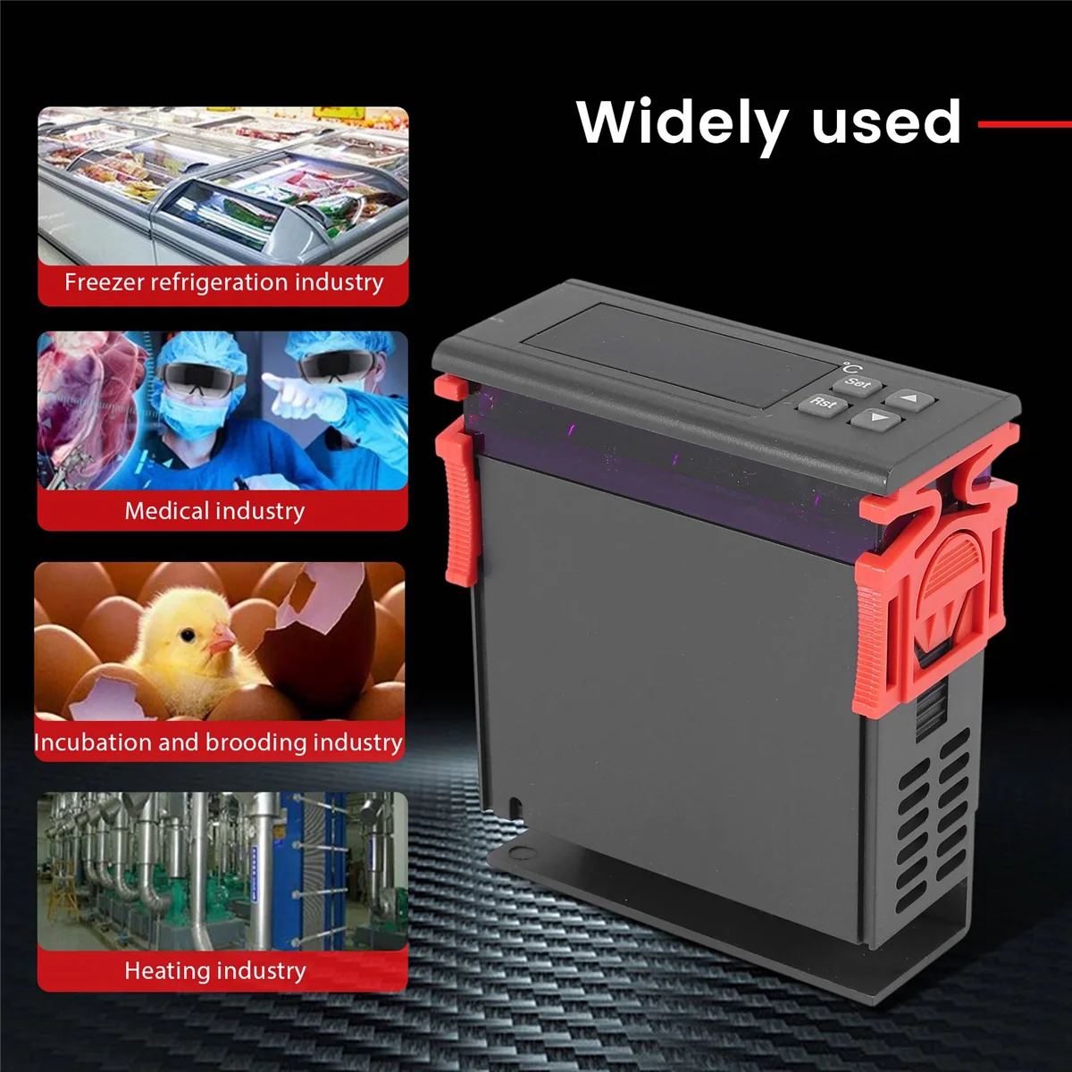 

A06K 220 В/30 А цифровой регулятор температуры Rc-114M термостат релейный выход-30 ~ 300 градусов с датчиком Ntc