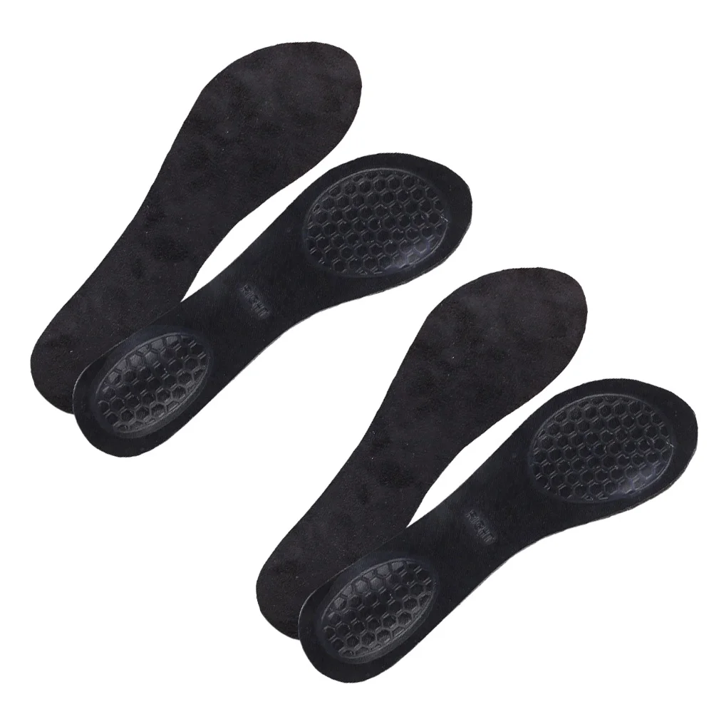 2 Pairs Honeycomb Three-point Insole Shoe Inserts Shoe-pad Breathable High Heel Gel Shock-absorbing Cushion Miss