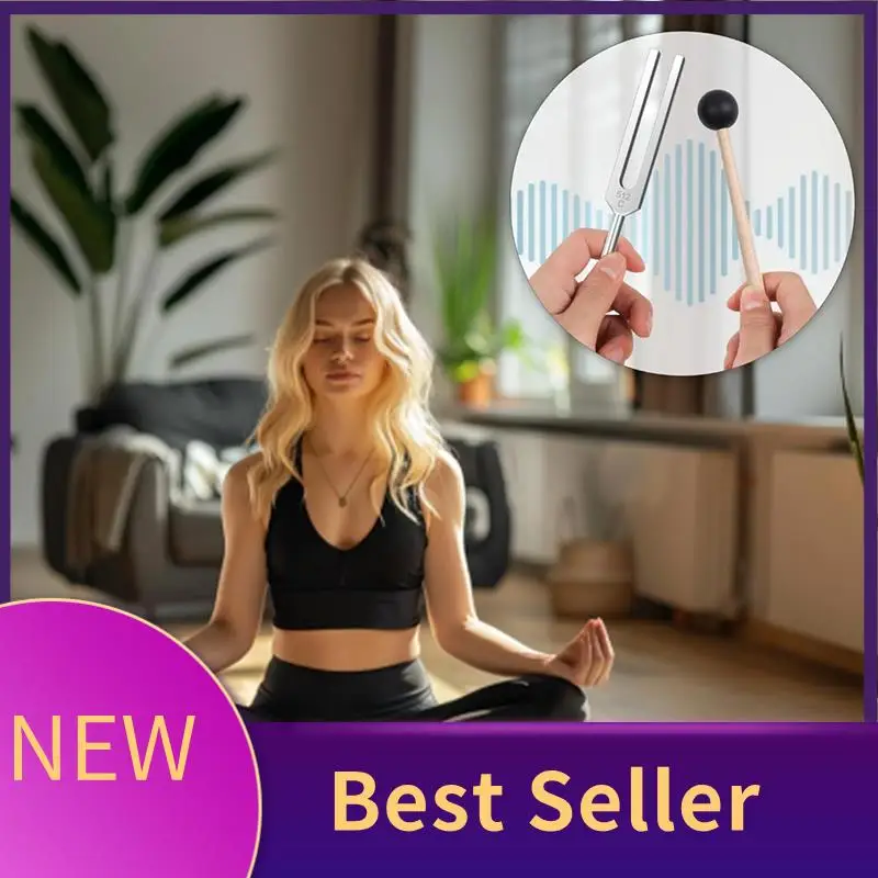 ABHI-2Pcs 512Hz Tuning Forks Set, Aluminum Alloy Tuning Forks With Hammers, For Healing Sound Healing Therapy And Yoga