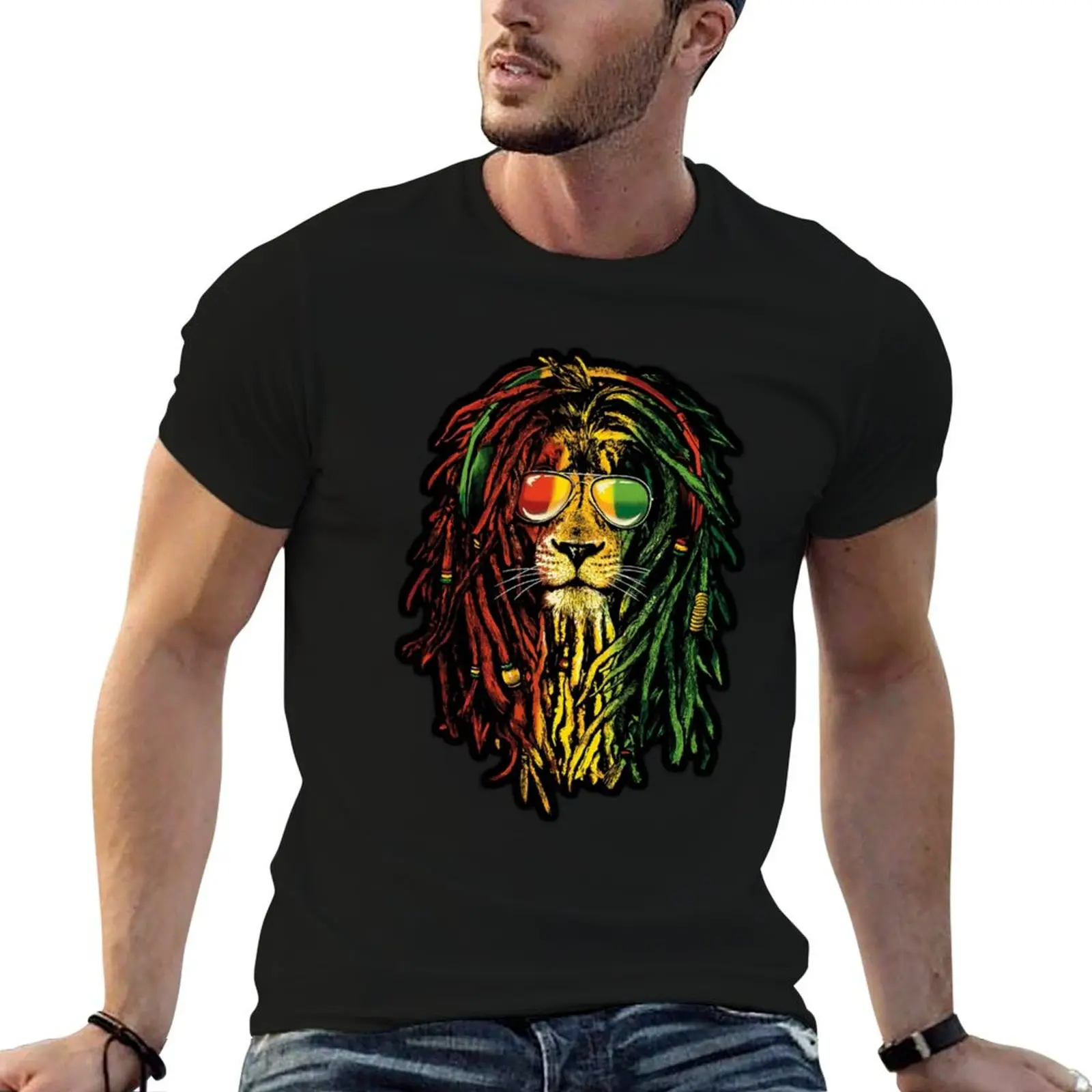 Bob Marley Lion T-Shirt Performance Dry Fit T-Shirt