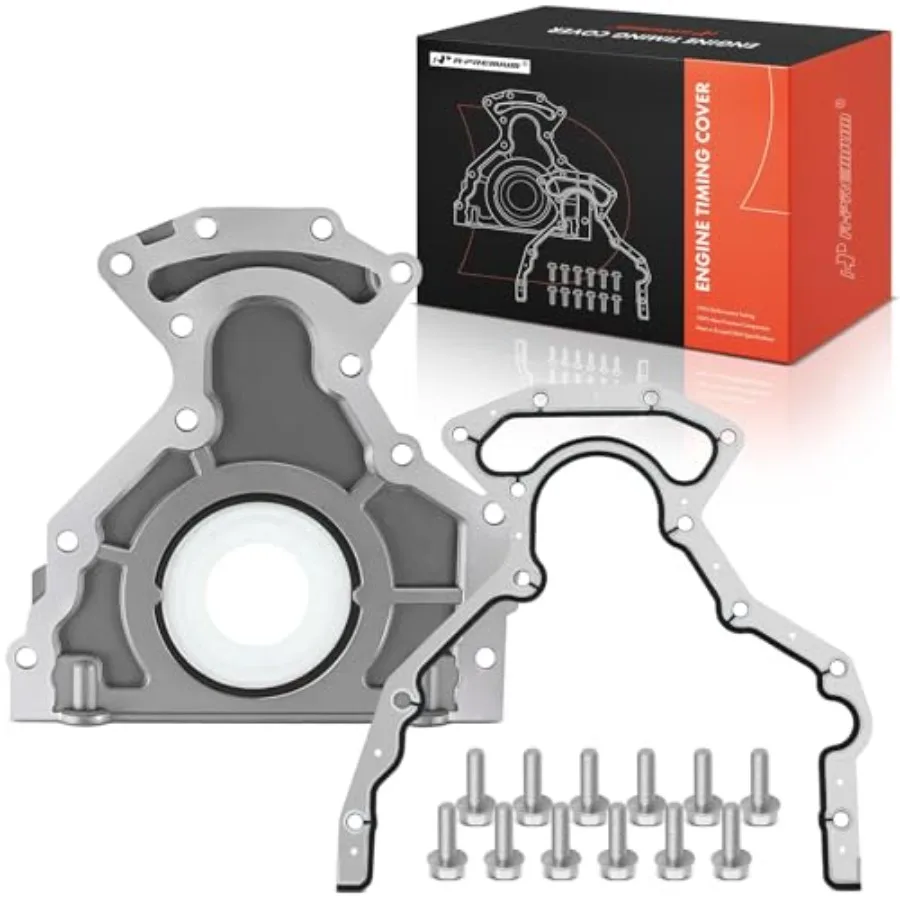 

Engine Rear Main Seal Cover Kit [OHV, 8Cyl 4.8 5.3 5.7 6.0 6.2 7.0L] Compatible with Chevy, GMC, Cadillac, Hummer, Isuzu, Ponti