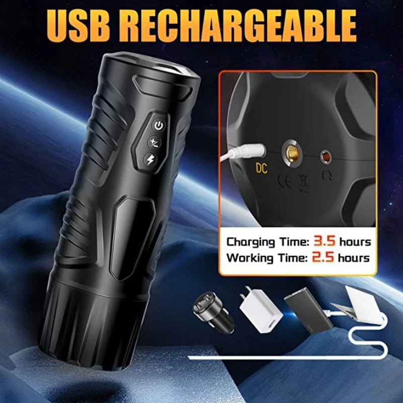 APP-Controlled Electric Male Masturbator – Rotating & Telescopic Tongue Stimulator | Hands-Free Penis Exercise Toy for Adults