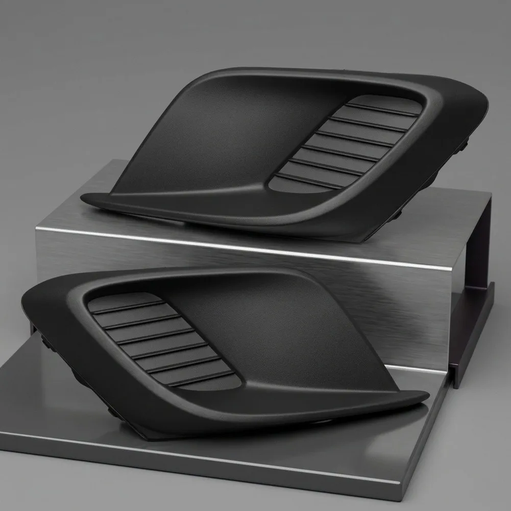 Fog Light Covers for Front Bumper Textured ABS Pair Left Right Side Compatible with For Mazda 3 2014 2015 2016 Models