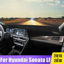 Car Accessories For Hyundai Sonata LF 2015 2016 2017 2018 Dashboard Cover Avoid Light Mat Non-Slip Pad Instrument Panel Carpets