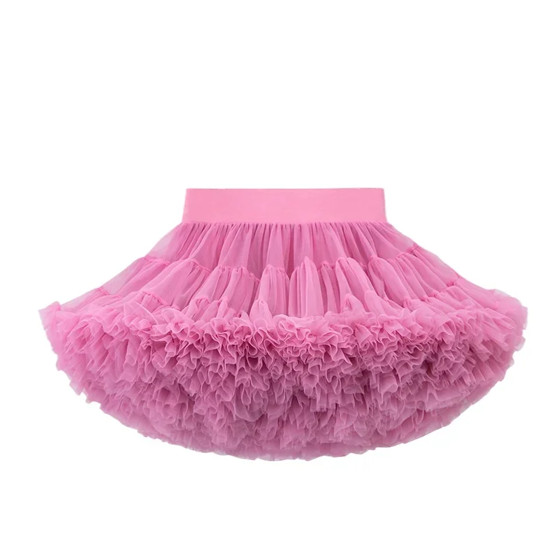 HOT Upgrade Baby Girls Tutu Skirt for Children Puffy Tulle Skirts for Kids Fluffy Ballet Skirt Party Princess Girl Clothes B023