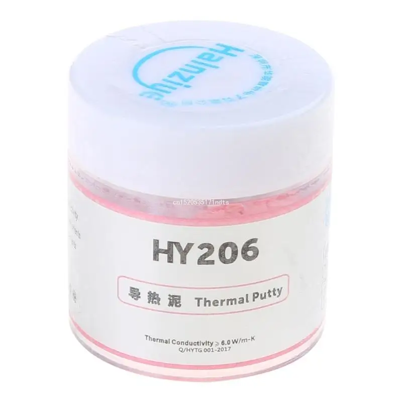 10g 100g HY234 High Performance Thermal Putty Compound Silicone Paste CPU Heat Sink Thermal Paste Pink 4.0W/m-k Dropship