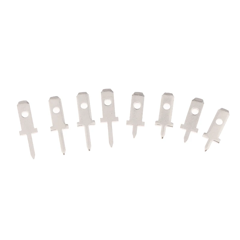 50Pcs 2.8 Inserts Plug Spring Terminal PCB Solder Lug Thickness 0.8mm One Legs ,PCB Welding Sheet..