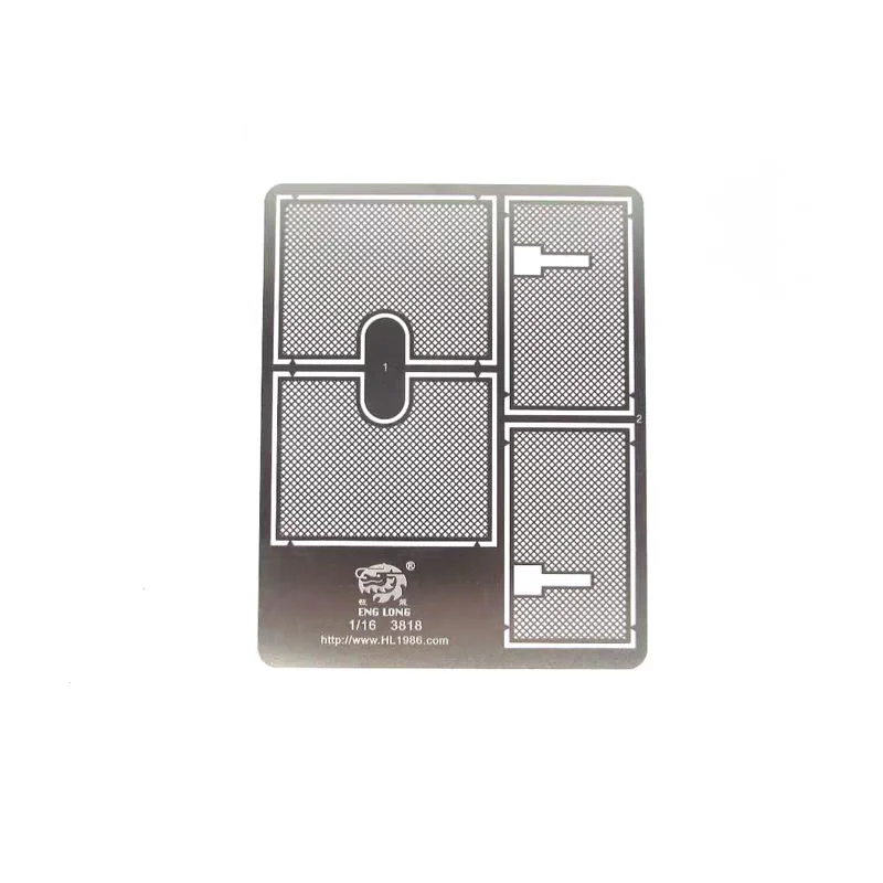 ชุดแผ่นเกราะโลหะสำหรับรถถัง Henglong 3818 1/16 German Tiger I RC - อัพเกรดเกราะหนักสำหรับโมเดล HL/Tamiya (เข้ารูปพอดี)