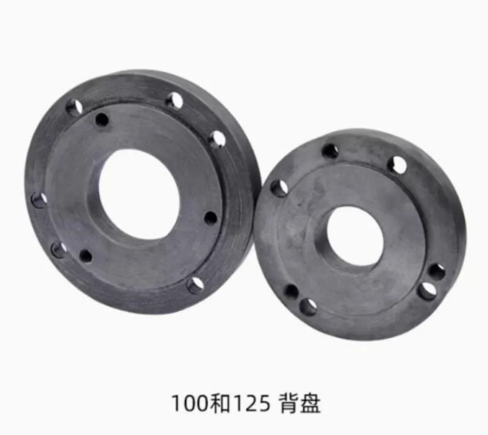 

CNC Lathe Machine Tool Part Lathe Back Plate Connection Plate 100mm Or 125mm For Lathe Part