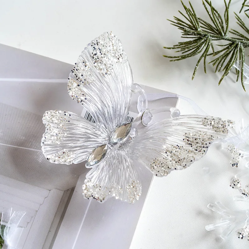 42 Flocons De Neige Acrylique Cristal – Lot 40 Ornements Noël + 2 Fils 12m – Déco Sapin, Fenêtre, Mariage Hiver Brillant