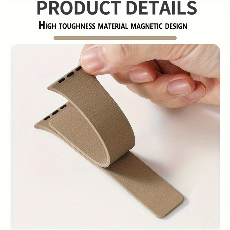 Apple Watch 11 10用シリコンストラップ バンド 46/42mm 44 40 38 41 45mm マグネット式ブレスレット iWatchシリーズ SE 9 8 7 6 5 4 Ultra 2 49mm対応